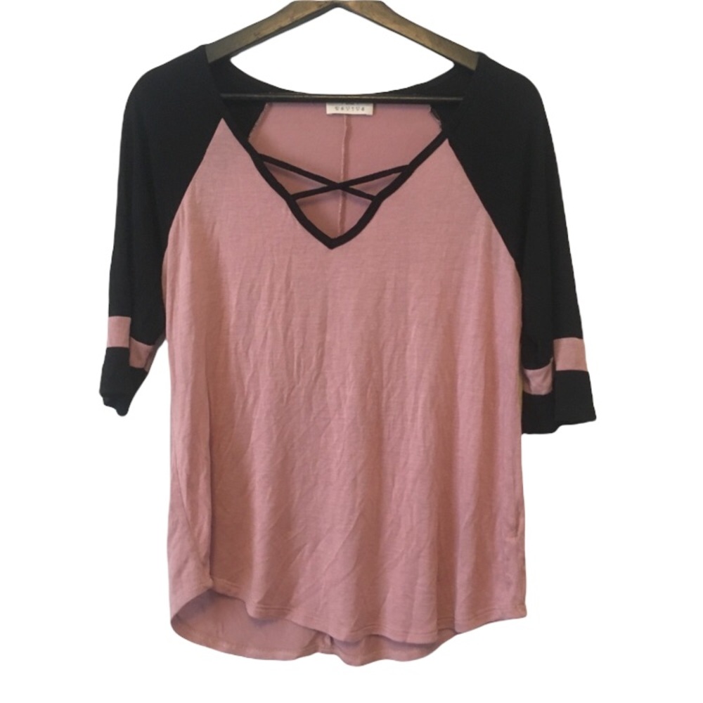 Revive Baseball Style Loose Top Medium
